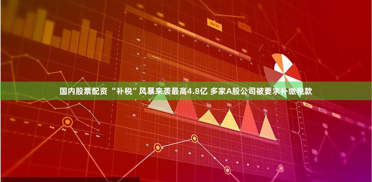 国内股票配资 “补税”风暴来袭最高4.8亿 多家A股公司被要求补缴税款