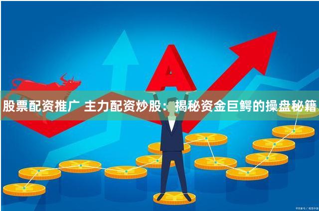 股票配资推广 主力配资炒股：揭秘资金巨鳄的操盘秘籍